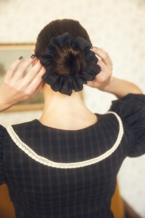 Duża Scrunchie w Kratę