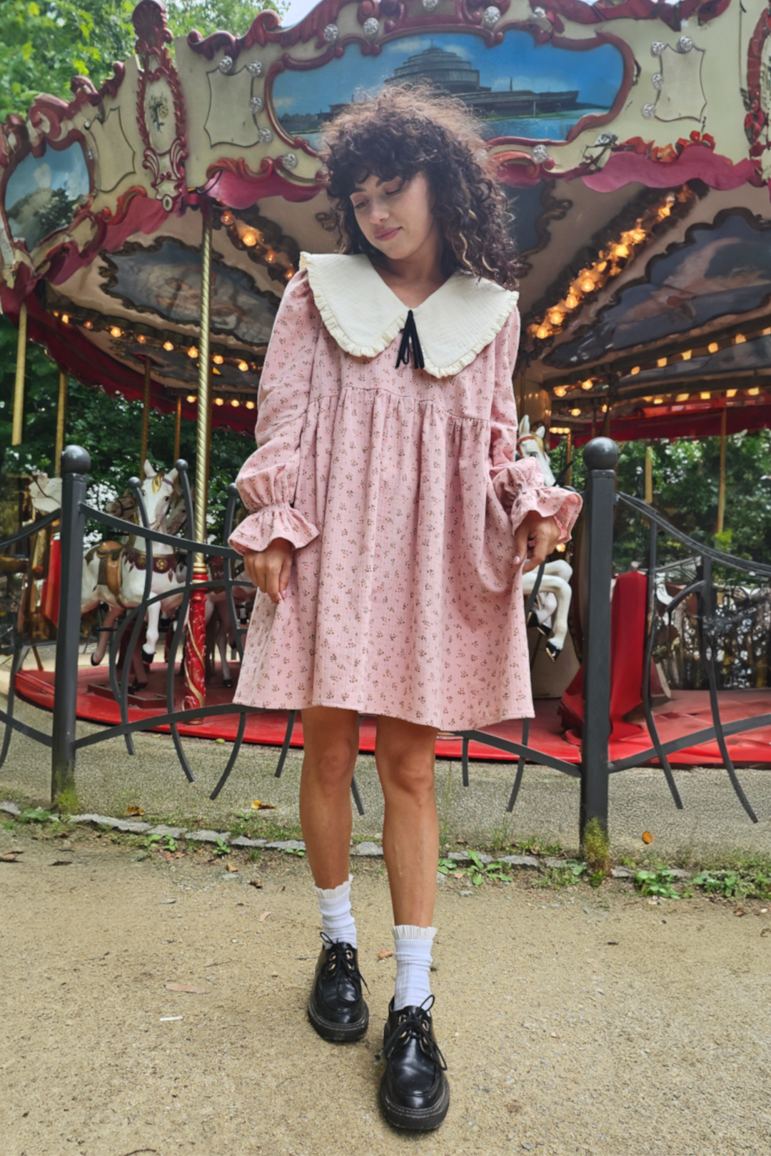 RÓŻOWA SUKIENKA WHISPERING FLOWER